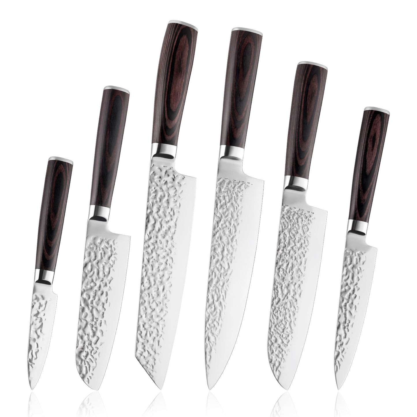 Couteau Santokou - Collection Martelée