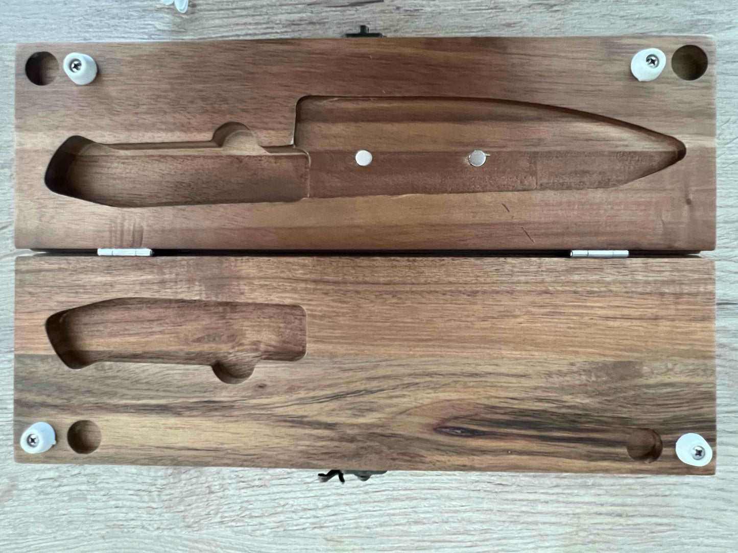 Set Tout-en-Un : Couteau de Chef Natural Kitchen et Planche Intégrée (Gravure et livraison offerte)