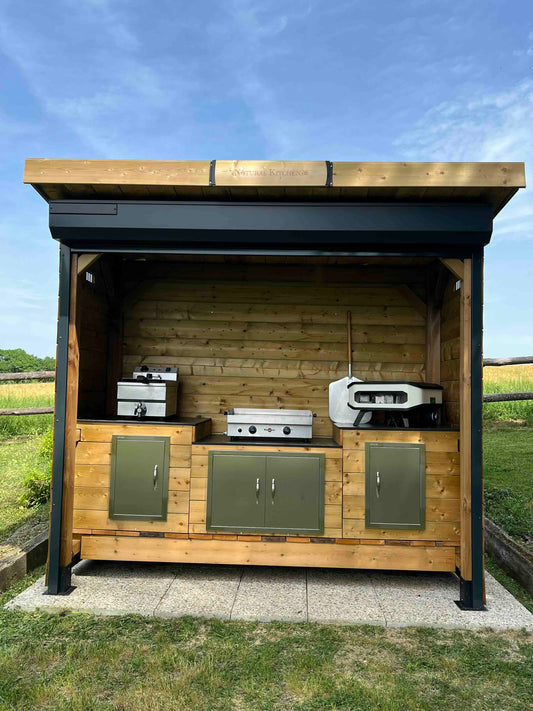 KIT KITCHEN CHEF ! CUISINE + PLANCHA ELECTRIQUE + FOUR A PIZZA + VOLET ROULANT