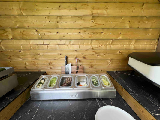KIT VEGGIE - CHEF ! CUISINE + PLANCHA ELECTRIQUE+ FOUR A PIZZA
