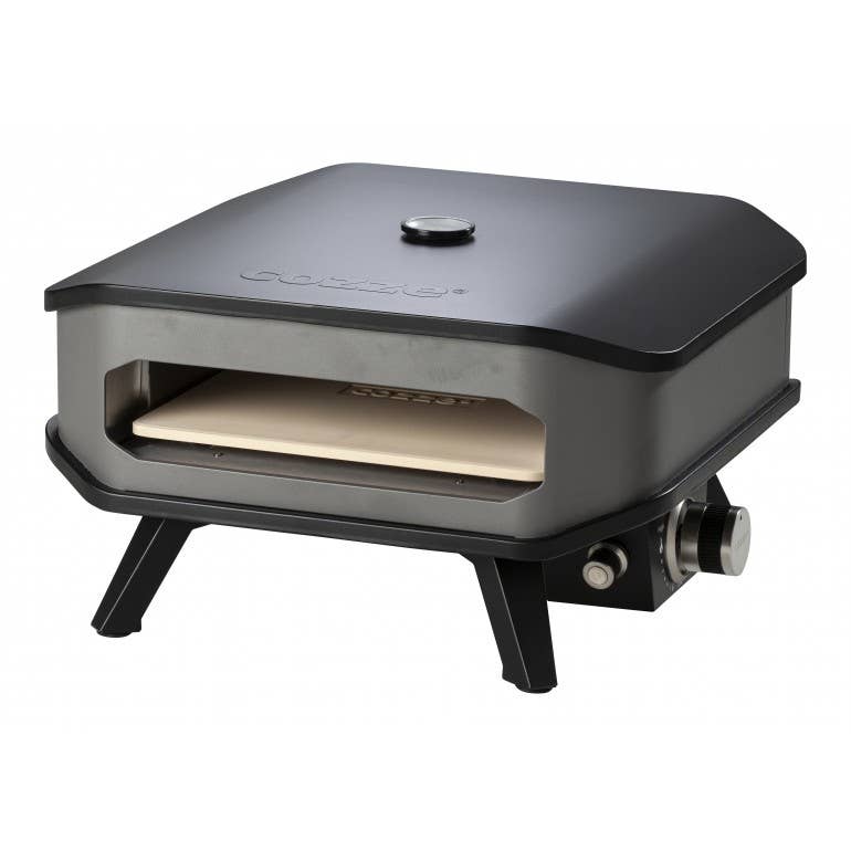 COZZE Four à pizza à gaz 13" avec thermomètre et housse