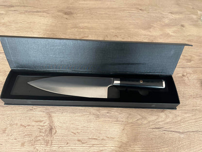 Couteau  Deba Inox/Carbone longévite et tranchant   8 pouces - livraison offerte