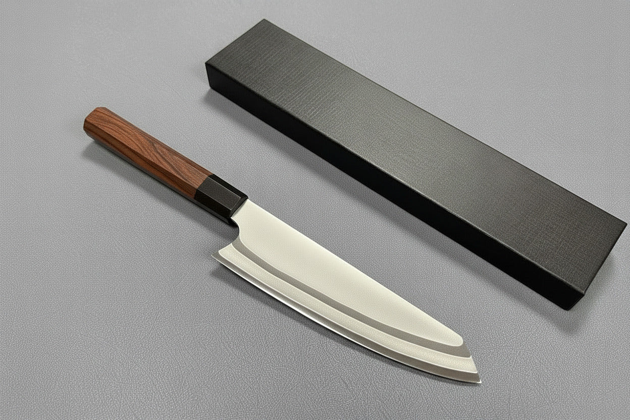San Mai Kiristuke Chef Japonais OAK (gravé à vos initiales) - livraison offerte
