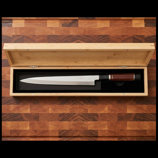 Yanagiba - Premium Édition  Manche en Corne de Buffle et Bois  - livraison offerte