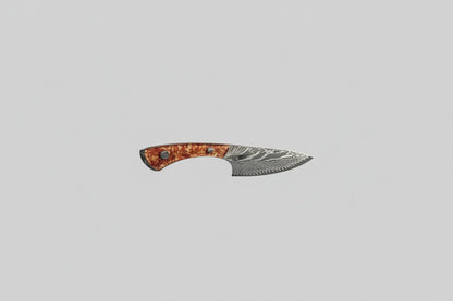 Couteau Full Tang en Acier Damassé