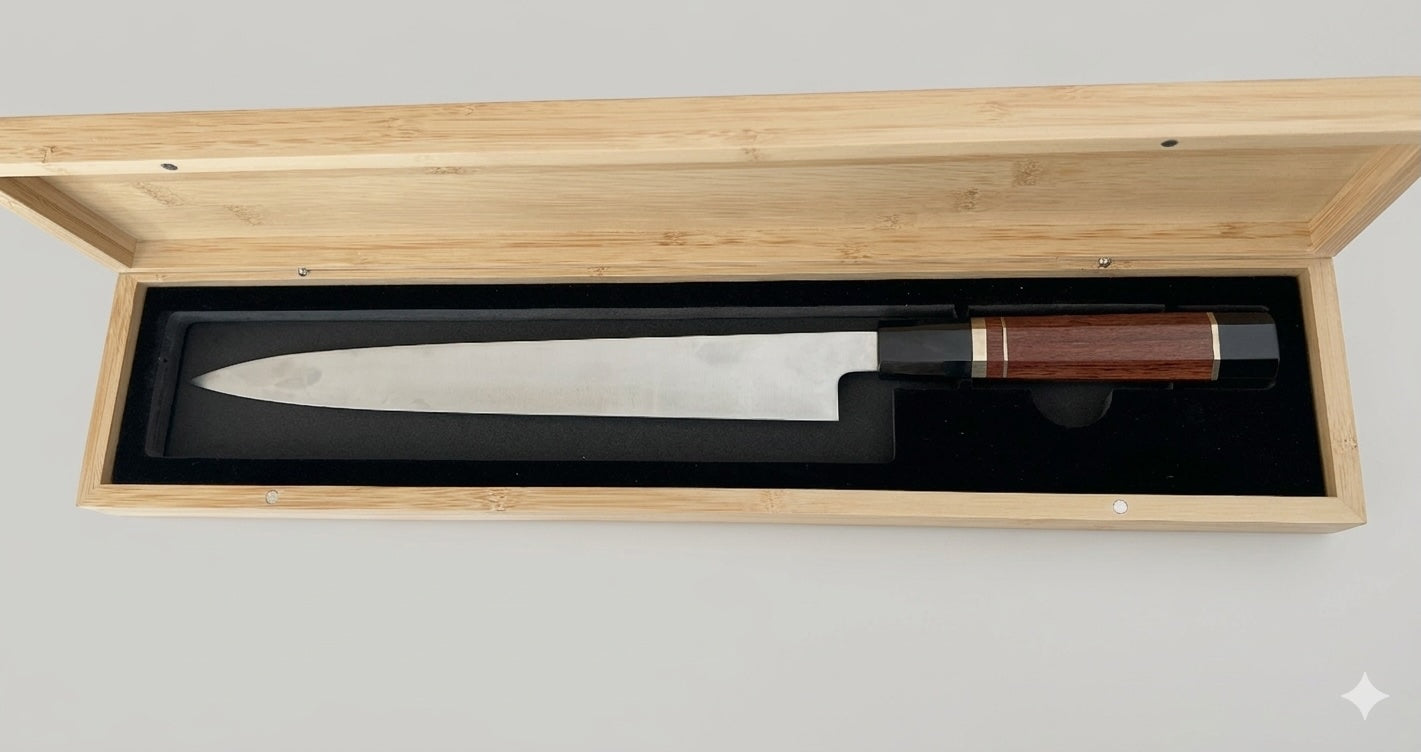 Yanagiba - Premium Édition  Manche en Corne de Buffle et Bois  - livraison offerte