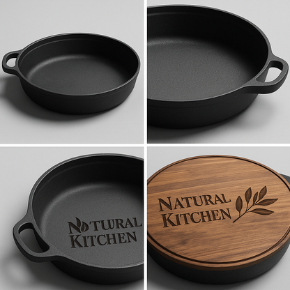 CAMPFIRE PRO | La Marmite en Fonte Ultime pour Kamado et BBQ tout feux 35 CM