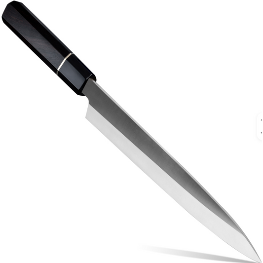 Yanagiba -  style japonais Sushi Sashimi Manche en bois et corne de buffle  - livraison offerte