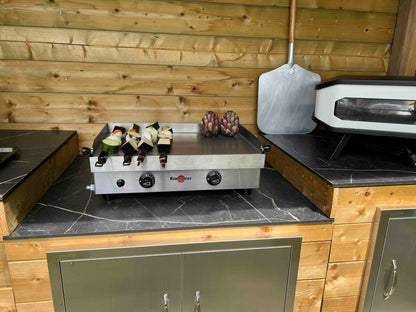 KIT KITCHEN CHEF   !  CUISINE + PLANCHA ELECTRIQUE + FOUR A PIZZA + VOLET ROULANT