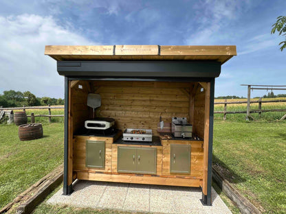 KIT KITCHEN CHEF   !  CUISINE + PLANCHA ELECTRIQUE + FOUR A PIZZA + VOLET ROULANT
