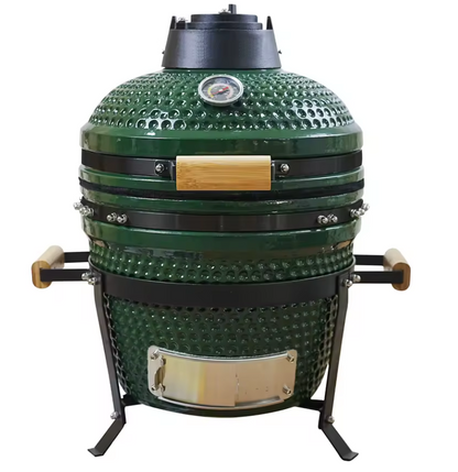 Barbecue Kamado 16" (Ø 41cm) - Céramique Haute Densité - Noir - Personnalisable