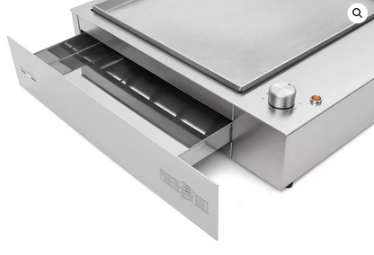 Plaque de cuisson Teppanyaki en acier inoxydable 440x490 mm pour barbecue électrique Free Moon.