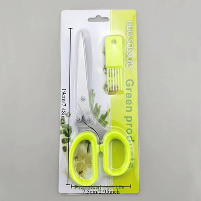 Ciseaux de Cuisine 5 Lames : L'allié fraîcheur ultra-rapide