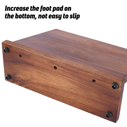 Support de couteau magnétique en bois d'acacia naturel