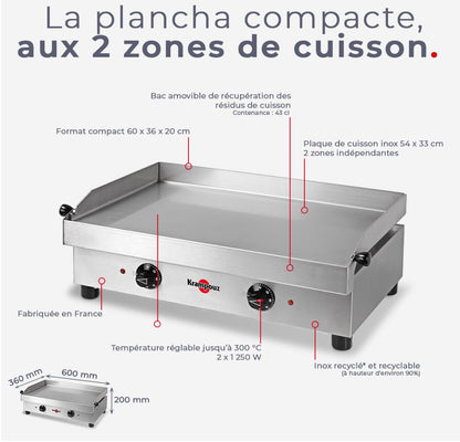 Plancha Samba Électrique Krampouz