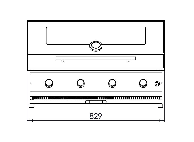 Barbecue Pianetagrill 750 : L'Excellence du barbecue Italien en  Inox professionnel