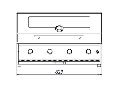 Barbecue Pianetagrill 750 : L'Excellence du barbecue Italien en  Inox professionnel